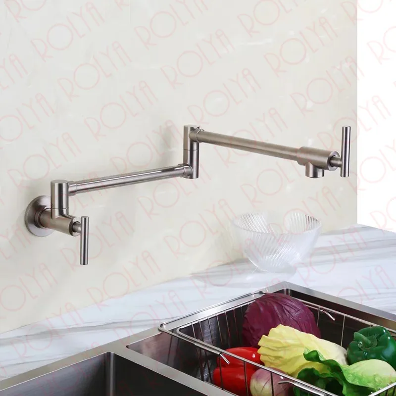 Rolya латунный Одноместный холодный горшок наполнитель кран настенный кухонный