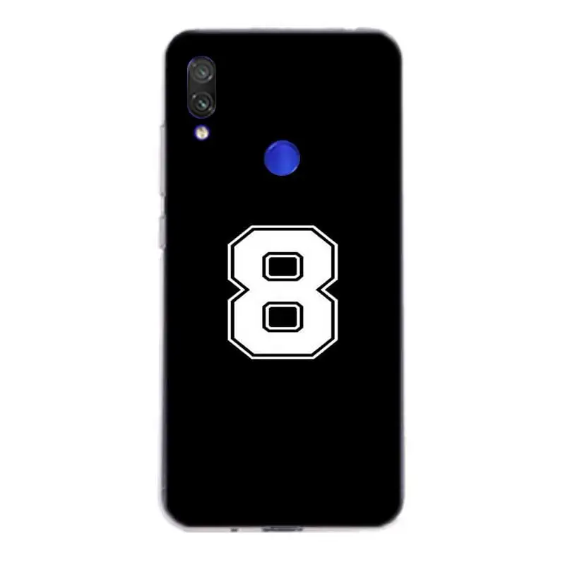 Мягкий резиновый чехол бампер Lucky number для Xiaomi Redmi K20 8 7 6A 6 5 Plus 5A 4 4A 4X S2 Note Pro| |