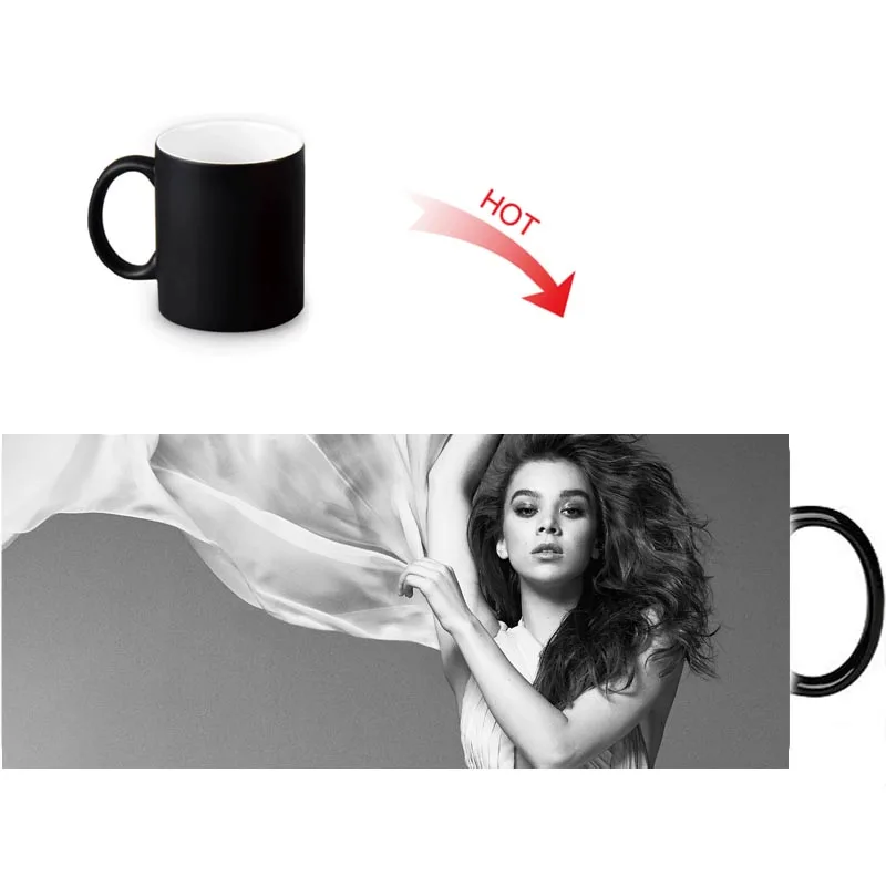Термочувствительные Волшебные керамические кружки на заказ 12 унций кружка с