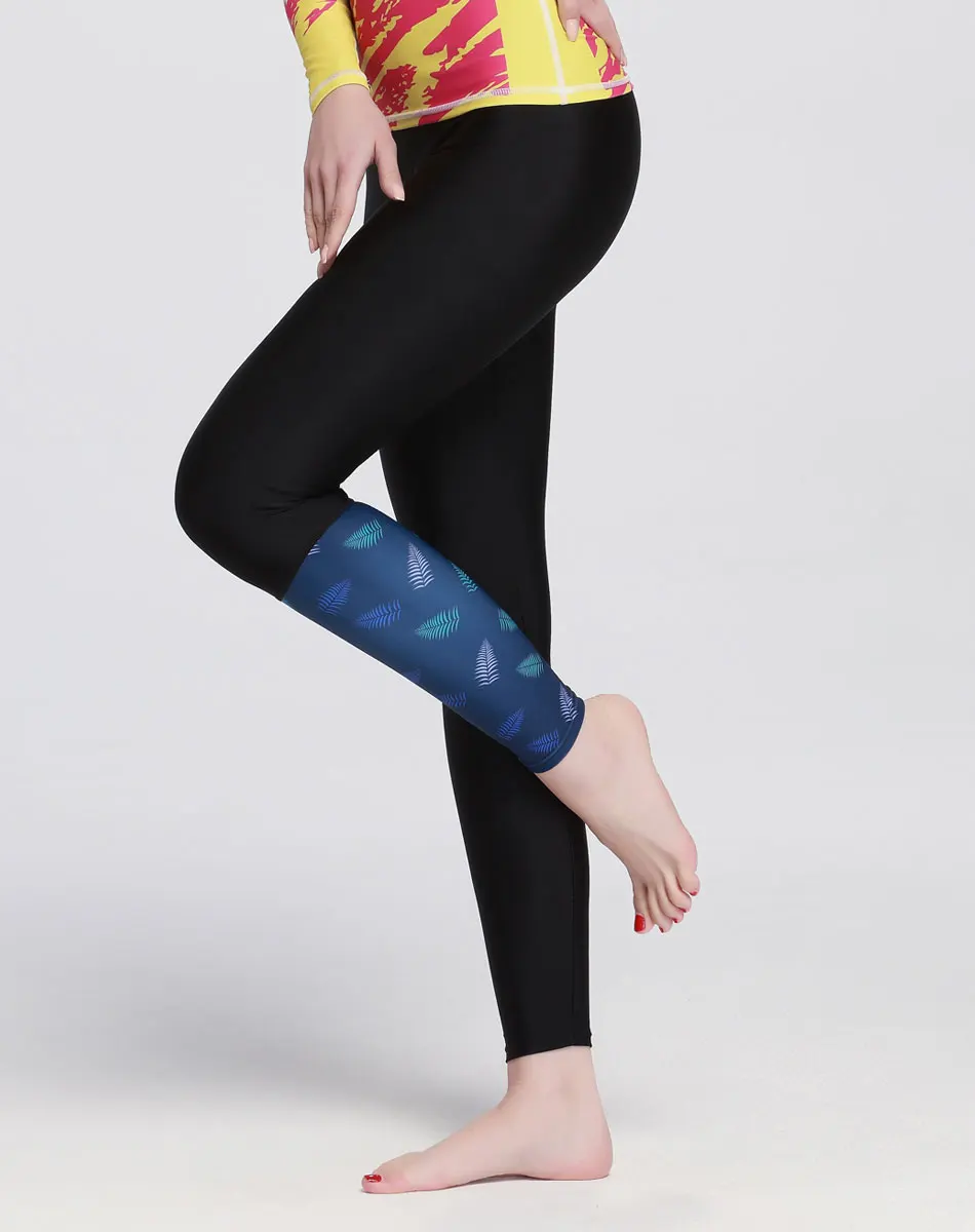 Женские черные леггинсы для серфинга с принтом трико плавания штаны защита от