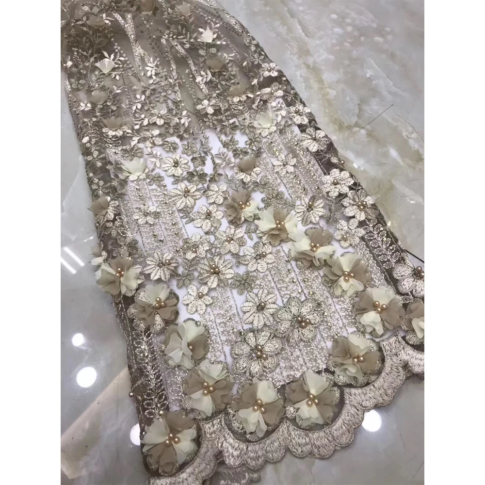 Новое поступление африканские кружева ткань с вышивкой нигерийский гипюр