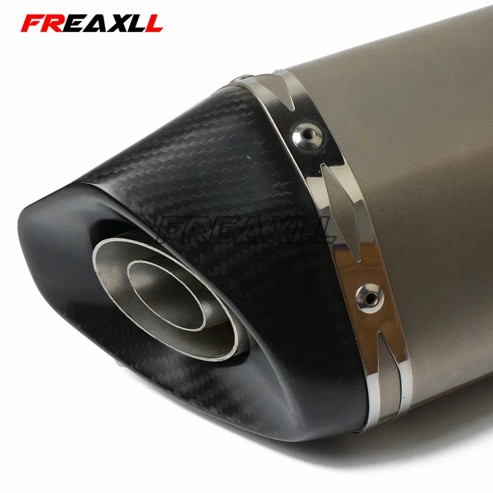 Модифицированный глушитель выхлопной трубы мотоцикла 36 51 мм углеродное волокно
