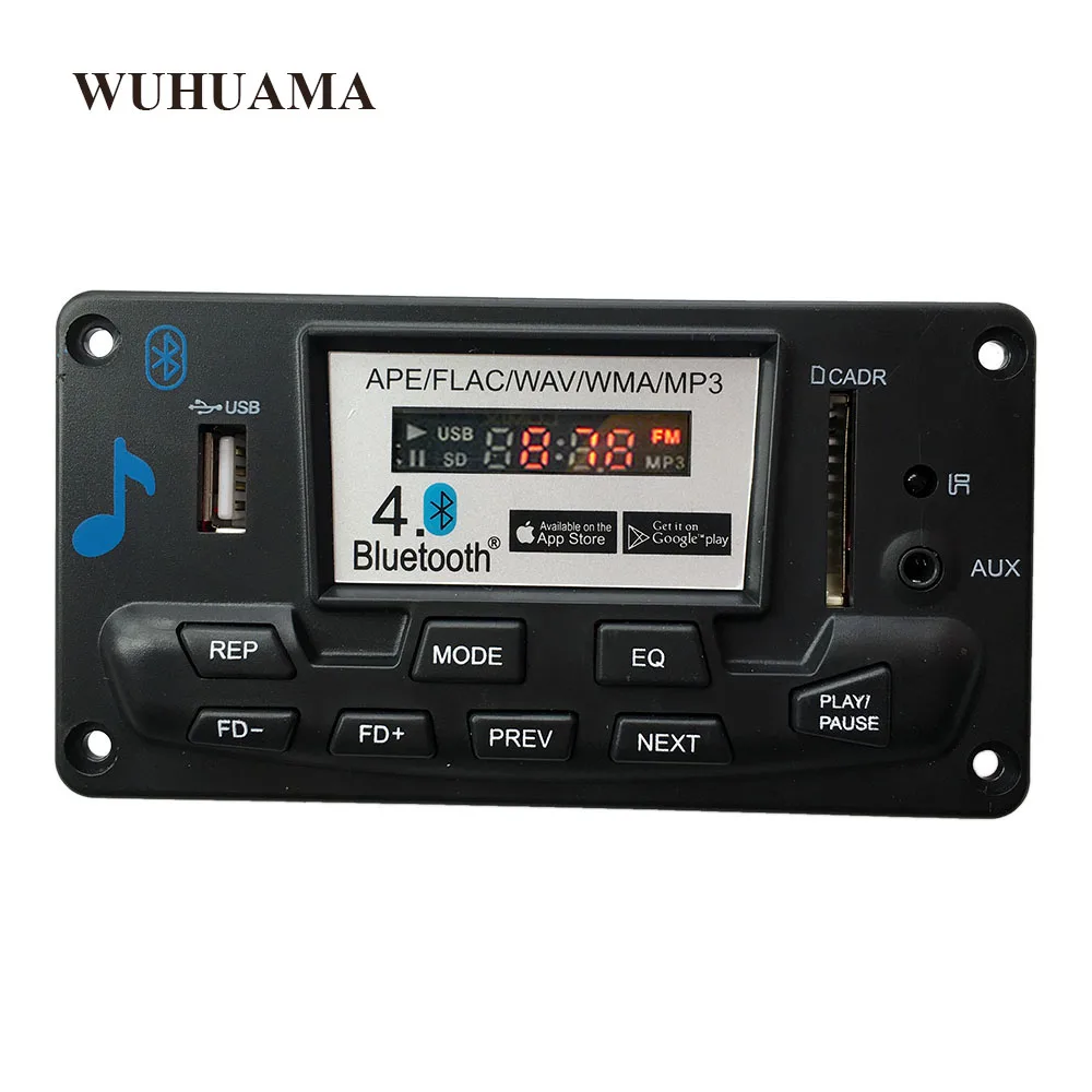 Автомобильный MP3 плеер DIY Bluetooth 4 0 FM передатчик модуль DAE AUX запись APE FLAC
