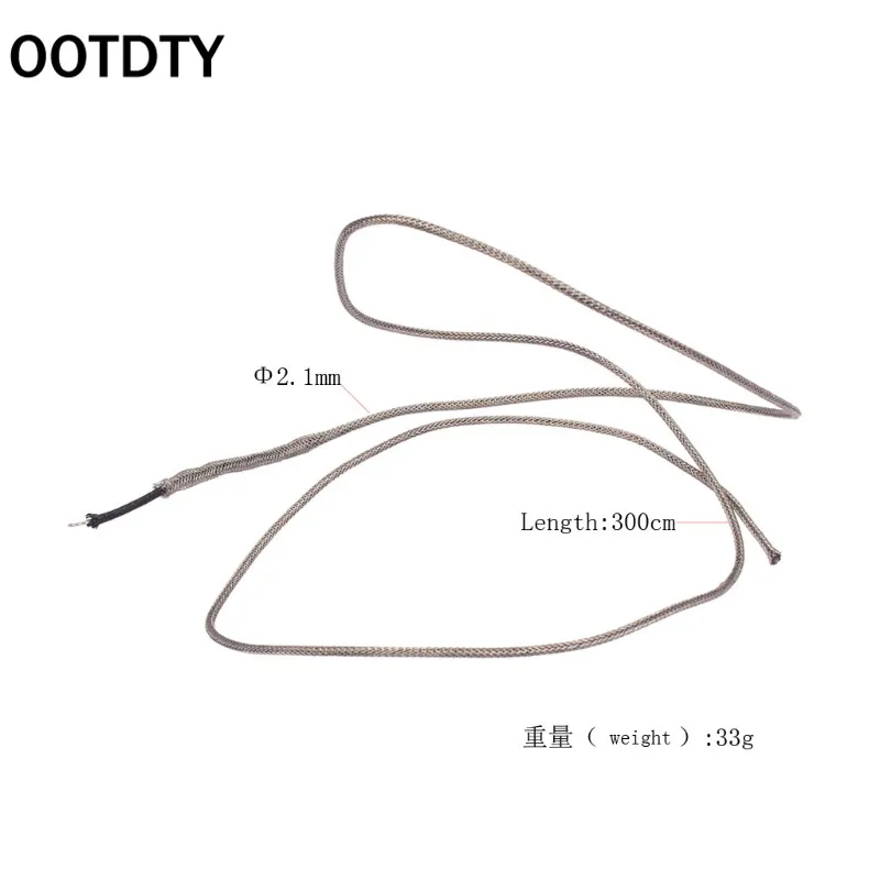 OOTDTY 1x провод с одним проводником плетеная Защитная ткань кабель для захвата