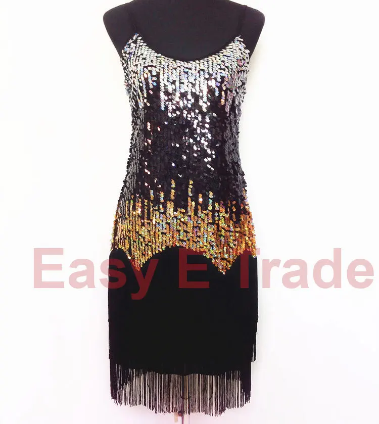 Женское бальное платье с бахромой для латинских танцев|latin dance costumes|latin dresscha cha |