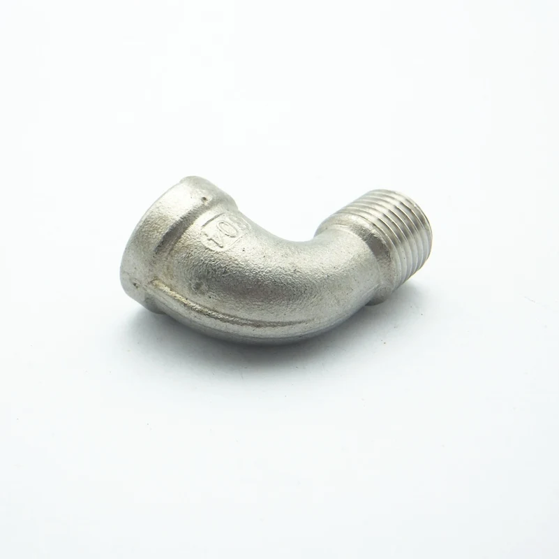 1/4 &quotBSP Female x 1/4&quot BSP Male Thread 90-градусный локоть 304 нержавеющая сталь Резьбовая труба
