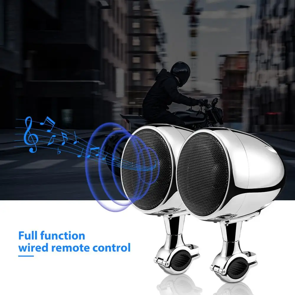 300 Вт мотоциклетная акустическая система Bluetooth IP56 Водонепроницаемый Руль аудио 2 стерео динамик s Усилитель высокая производительность SPK350