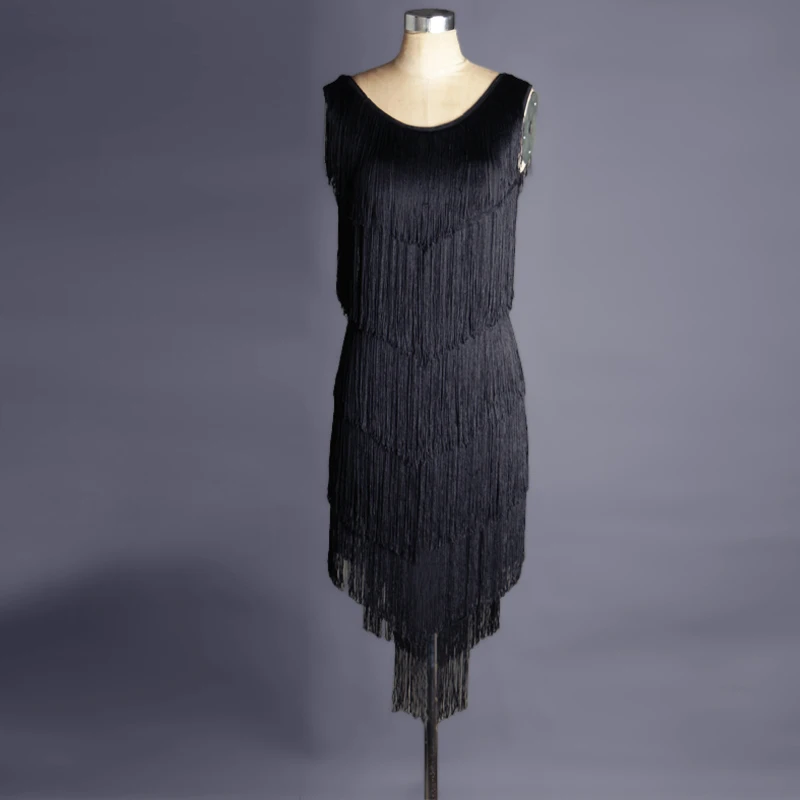 Женский костюм для латиноамериканских танцев высокое качество на заказ черная