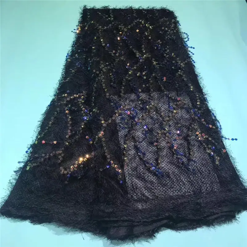 2019 Новый дизайн Швейцарское тюлевое вышитое кружево африканская французская ткань высокого качества нигерийская для платья.