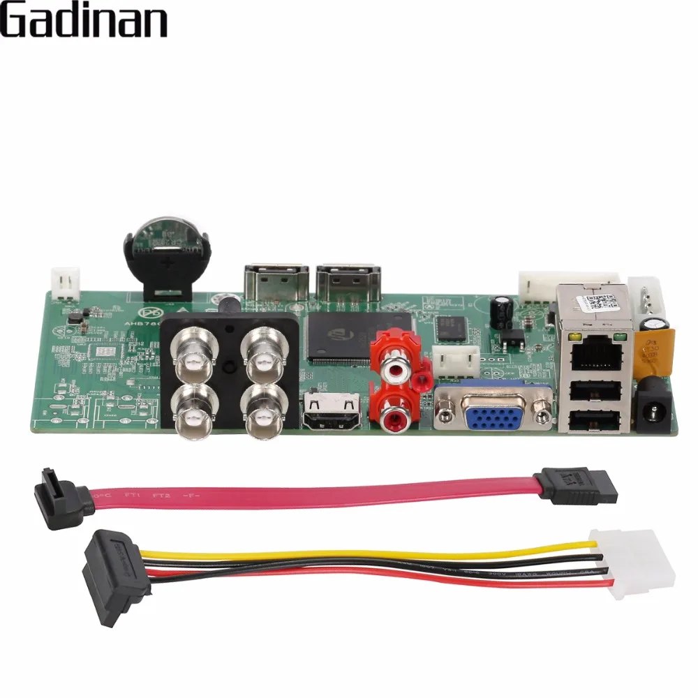 Камера gadinan AHD DVR 4CH доска 1080 P AHDH TVI CVI XVI 5 в 1 ONVIF HDMI Выход оповещение по электронной