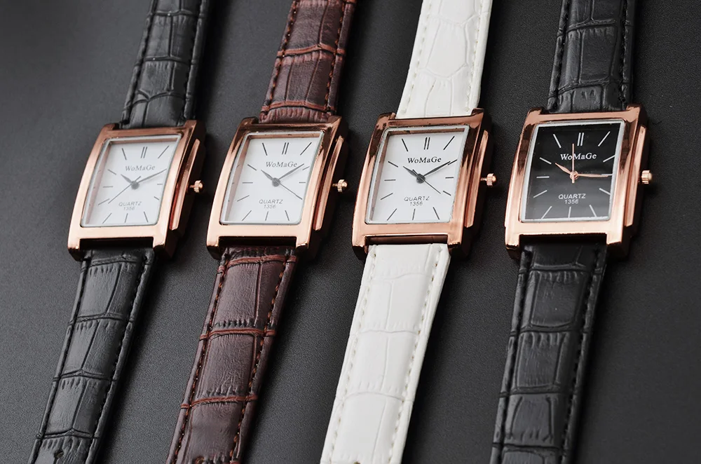 Женские роскошные часы от ведущего бренда reloj mujer из розового золота, женские часы с кожаным ремешком, наручные часы, женские часы