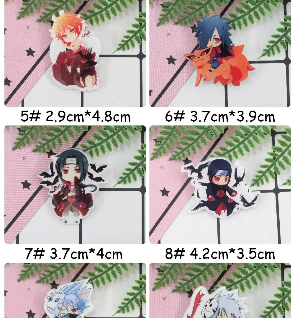 TQ 1 шт. микс Наруто Мультяшные значки на булавке Kawaii значок bacgets на рюкзаке Значки для одежды акриловые значки Z15