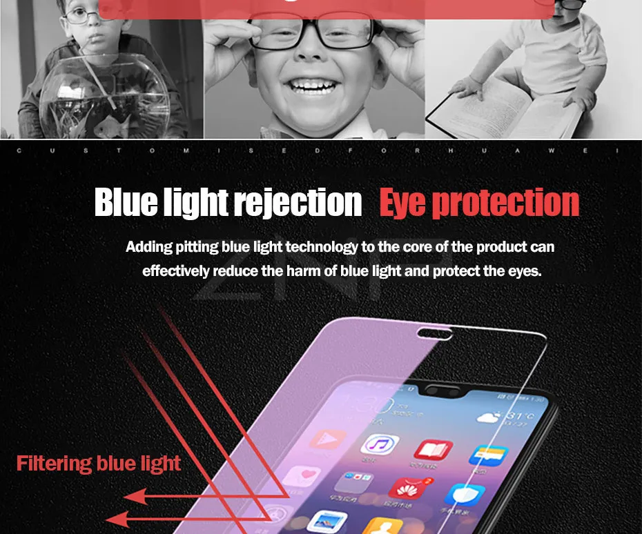 ZNP 3 шт. закаленное стекло для huawei P30 P10 P20 Lite Plus стекло для huawei mate 20 Lite Pro P Smart Защитная пленка для экрана