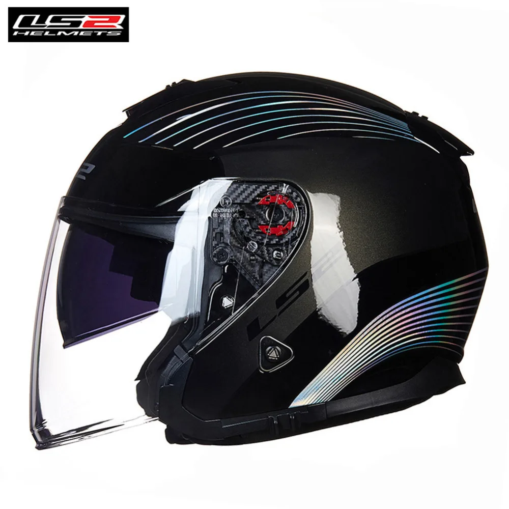 LS2 мотоциклетный шлем для скутера с открытым лицом Casco Capacete Moto Helm Kask шлемов