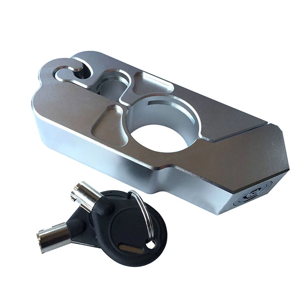 Горячая CNC Мотоцикл Скутер велосипед руль безопасности замок тормоза