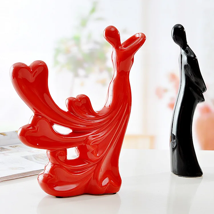 Современные украшения для влюбленных Декор дома фигурки керамические поделки