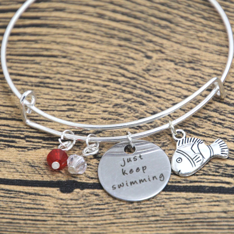 12 шт. браслеты с серебряными кристаллами в виде Немо | Украшения и аксессуары