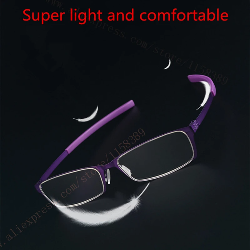 2017 Титан сталь пресбиопические очки с Чехол Мужчины легкий тонкий для чтения