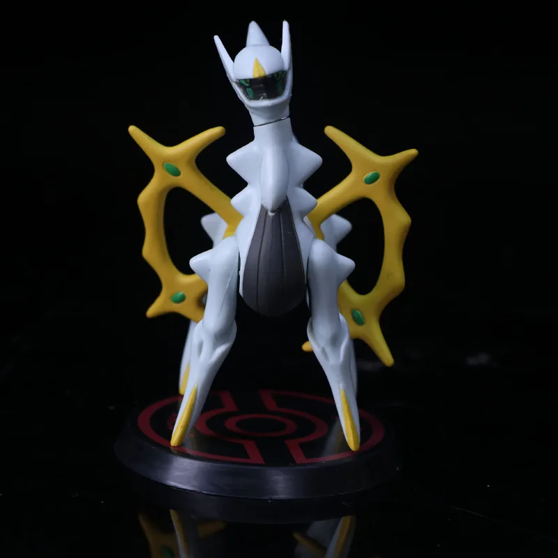 10-12 см 6 шт./компл. Пикачу Lunala Rayquaza Raichu Arceus ПВХ фигурки Куклы модельные Фигурки игрушки SA1544