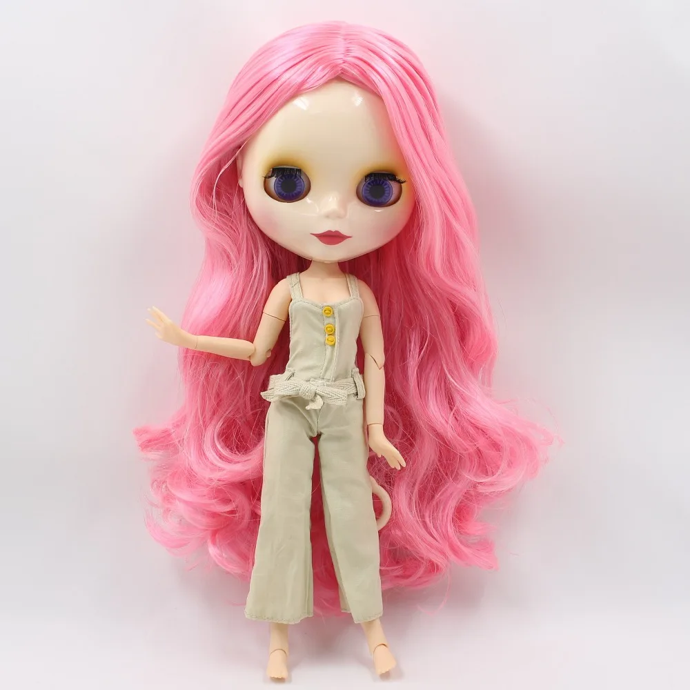 Ледяная кукла DBS Blyth 1/6 bjd розовый шарнир для волос блестящая игрушка лица белая