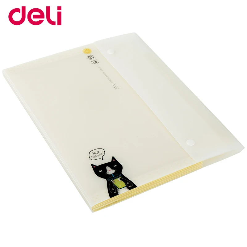 Deli 1 шт. расширяющийся кошелек kawaii 5 чехлов папка для файлов продукты наполнения