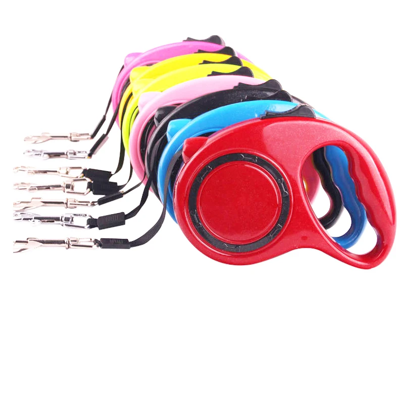 Выдвижной Нейлоновый Поводок для собак удлиняющий поводок щенков прогулок