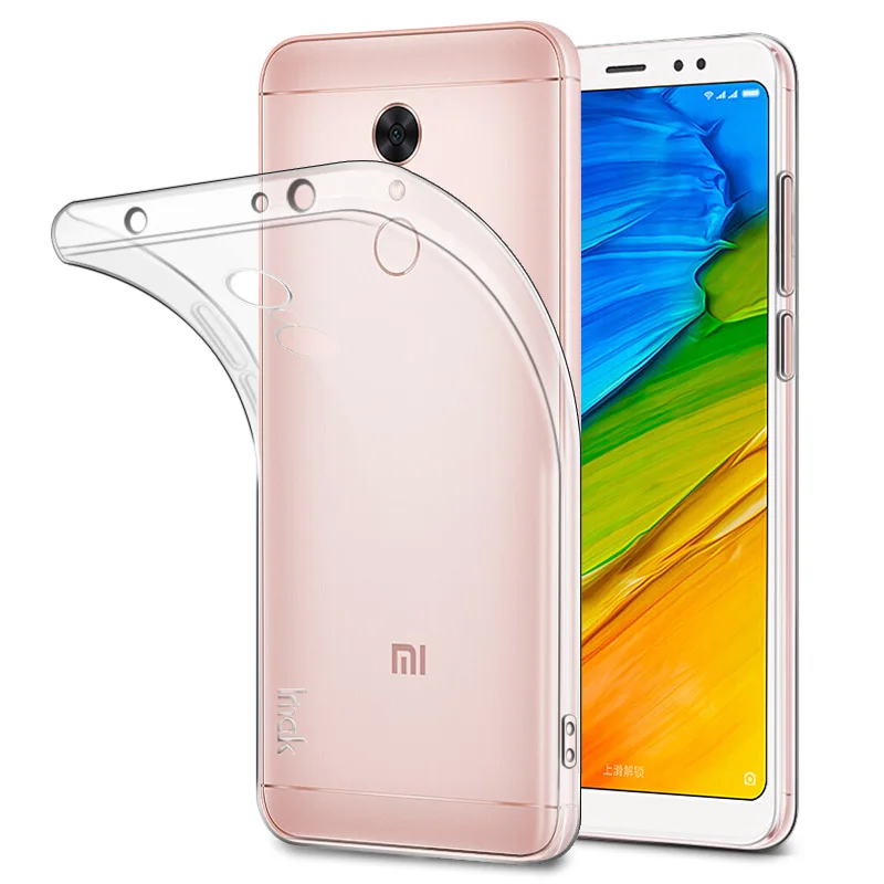 Ультратонкий Мягкий ТПУ чехол IMAK для Xiaomi Redmi 5 прозрачный Redmi5 Dual Sim Силиконовые
