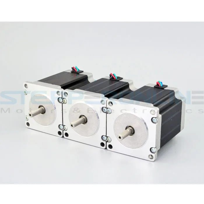 3 шт. 1.8deg Nema 23 шаговый двигатель биполярный CNC 1 8 deg 2.8A 1.9Nm (269oz. in) DIY фрезерный станок