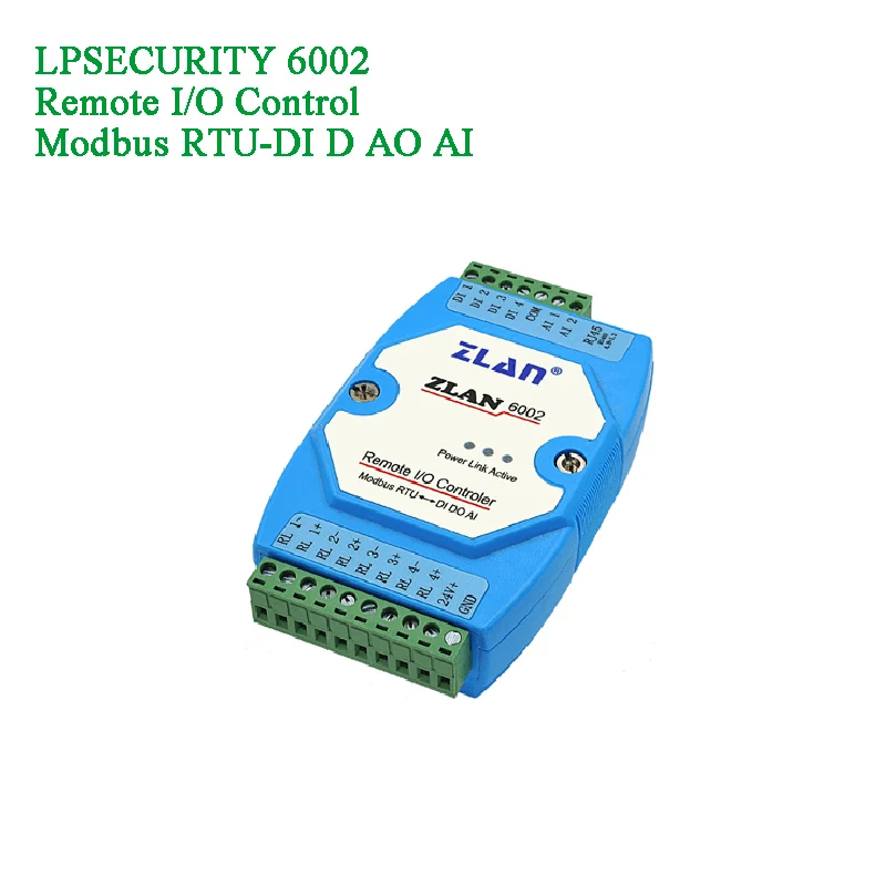 Пульт дистанционного управления I/O RS485 передача i/o Модуль modbus RTU DI DO AI цифровой входной выход аналоговый пульт дистанционного управления ZLAN6002