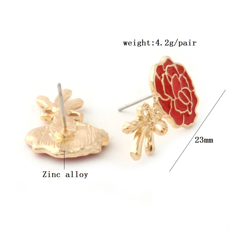 NeeFu WoFu красивые серьги-гвоздики серьги цветы Прямая продажа с фабрики свадебные