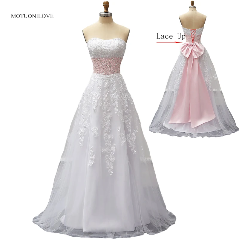 

Свадебное платье принцессы без бретелек, свадебное ТРАПЕЦИЕВИДНОЕ кружевное платье невесты с бусинами, 2019