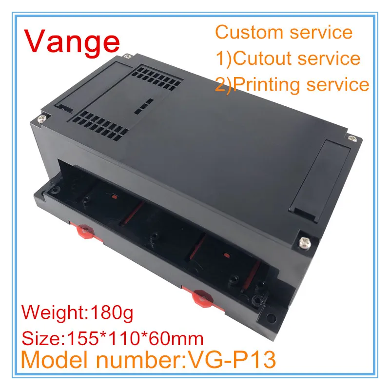 1 шт./лот корпус для электроники с управлением PLC 155*110*60 мм проектов из АБС-пластика