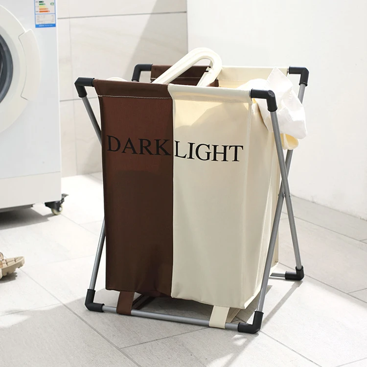 Корзина для хранения белья с двумя решетками органайзер дома корзина ванной