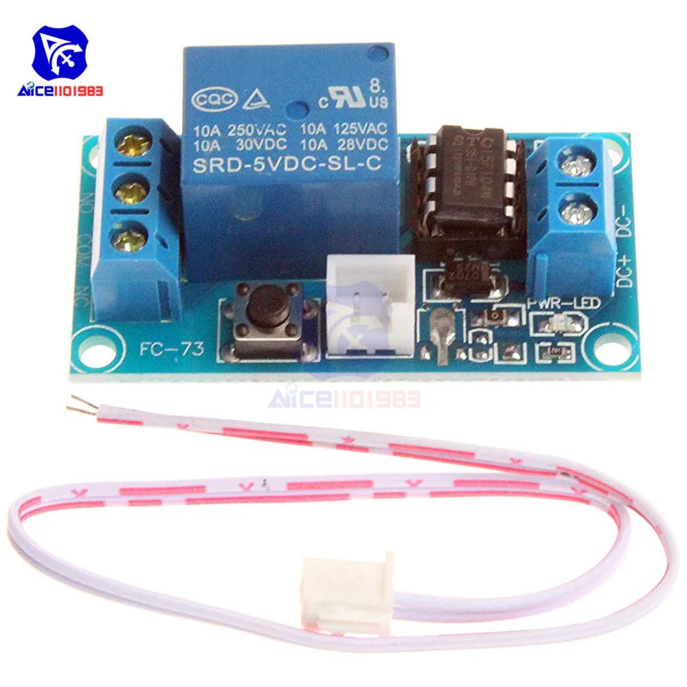 1 канальный модуль реле фиксации с сенсорным переключателем MCU для Arduino