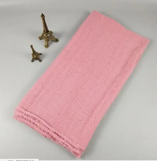 E 8 Высококачественная однотонная хиджаб, хлопковая вискоза, шарф, мусульманский хиджаб, шарфы, морщинки, хиджаб, Женская шаль