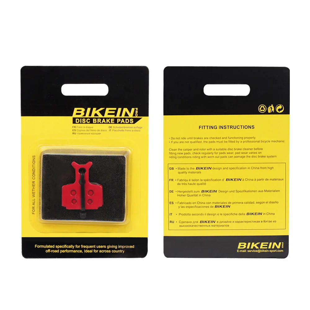 BIKEIN 4 пары керамики диск велосипед тормозные колодки для формула один R1 R1R RO RX T1 МЕГА ОДИН FR C1 CR3 велосипед комплектующие дисковых тормозов