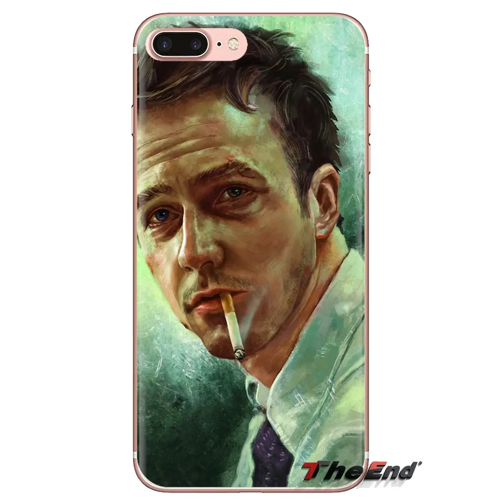 edward norton fight club tyler durden Soft Case For Xiaomi Mi3 Samsung A10 A30 A40 A50 A60 A70 Galaxy S2 Note 2 Grand Core Prime |