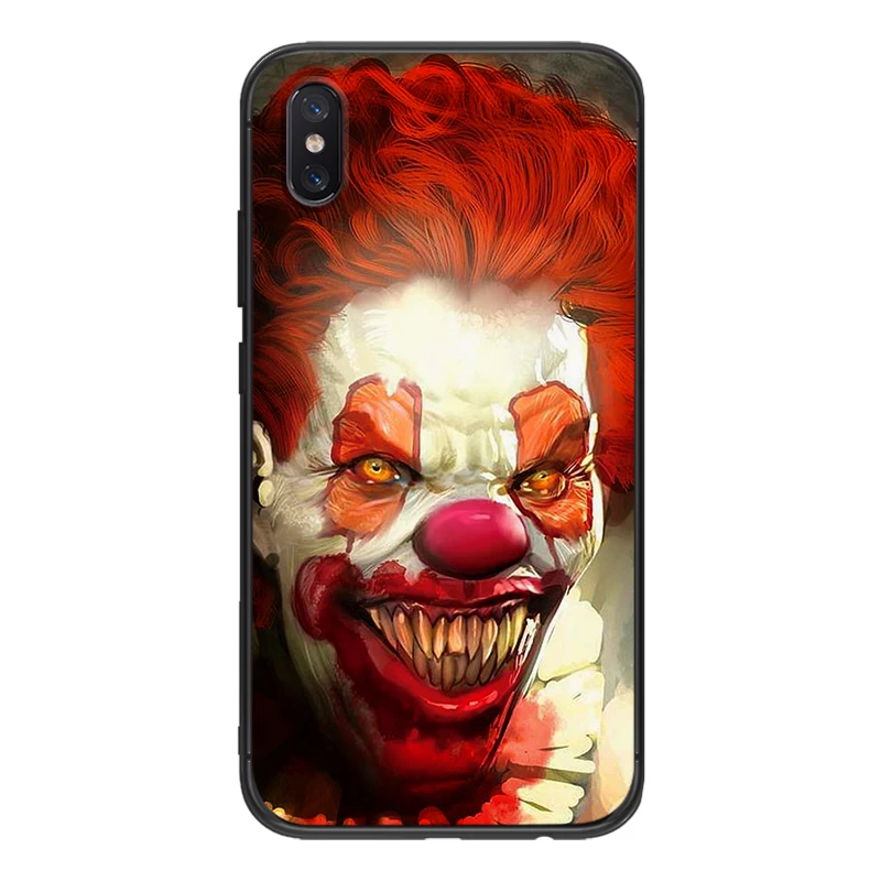 Темный ужас Скелет клоуна для Xiaomi Redmi Note 5 S2 7 Plus 6x3 3S Pro 4A 4X 5A 6A премьер-чехол для mi 9 8 RG Lite