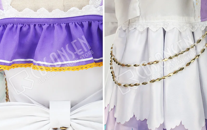 COSPLAYONSEN Love Live! Платье для косплея Hanayo Koizumi белое платье пробуждения ко Дню Святого