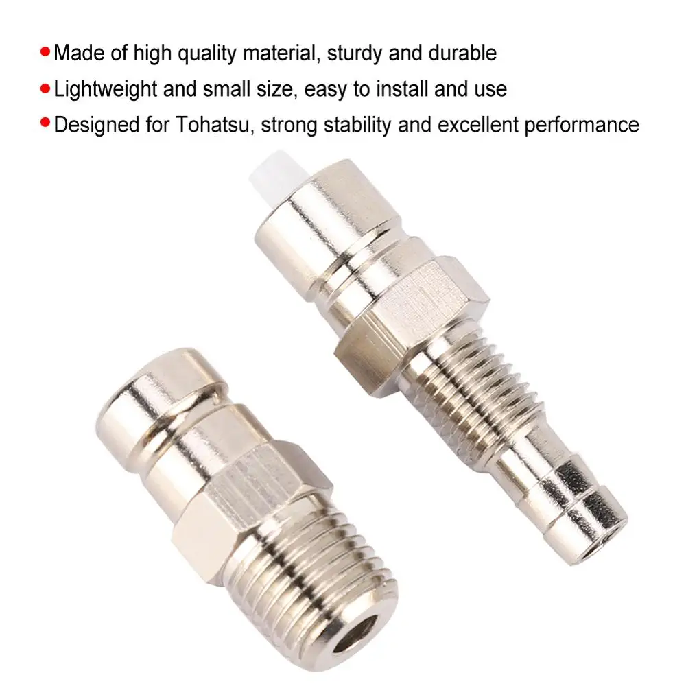 Коннектор для лодочного морского подвесного топлива 2 шт. вилка 3E0 40270 0 3B2 70260 1 Tohatsu