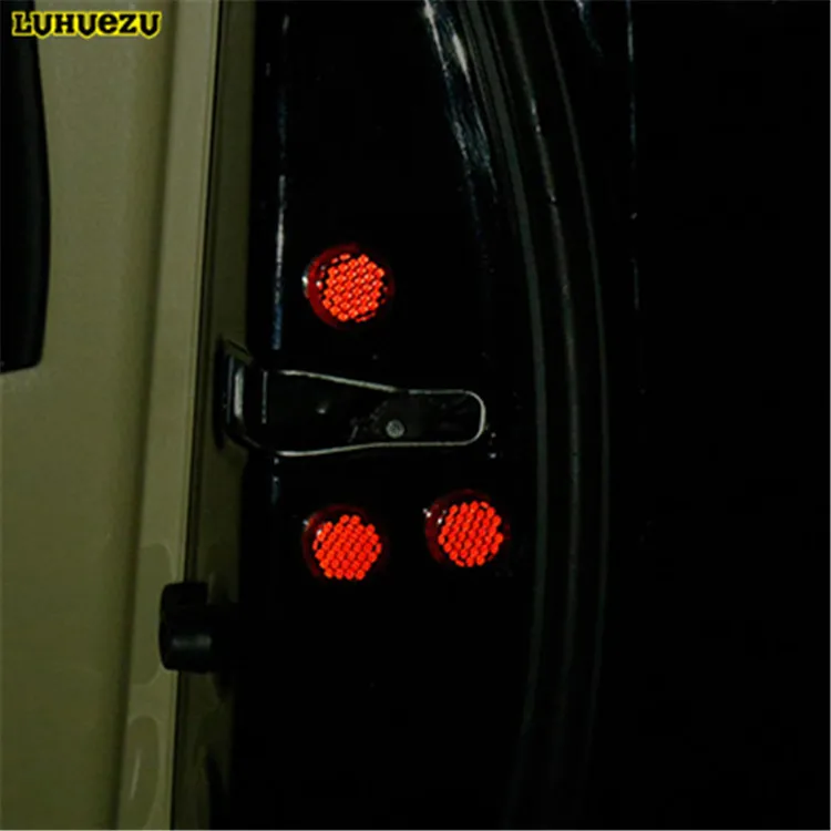 Luhuezu Новый светоотражающий замок двери винтовая Защита Крышка для Suzuki Swift Vitara SX4