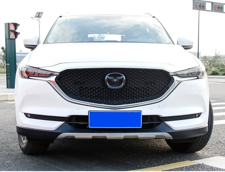 Подходит для Mazda CX-5 CX5 Передний+ задний бампер диффузор бамперы для губ защитная накладка из нержавеющей стали