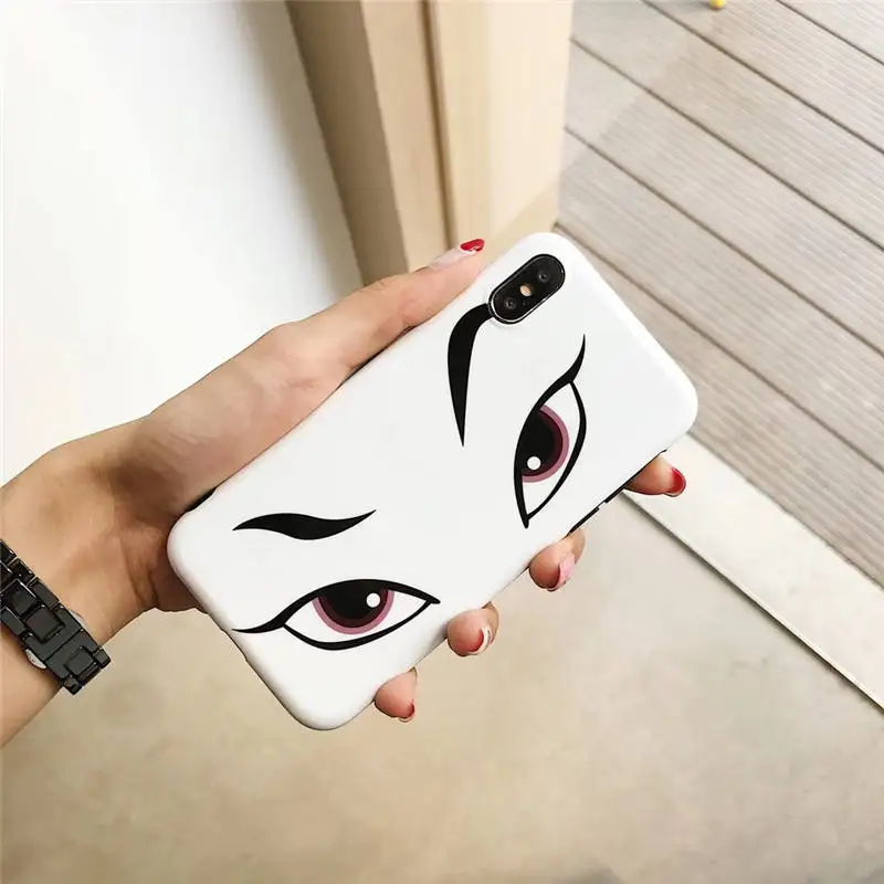 IMIDO мультфильм большие глаза чехол для телефона iPhone 6 6S 7 X Модный мягкий