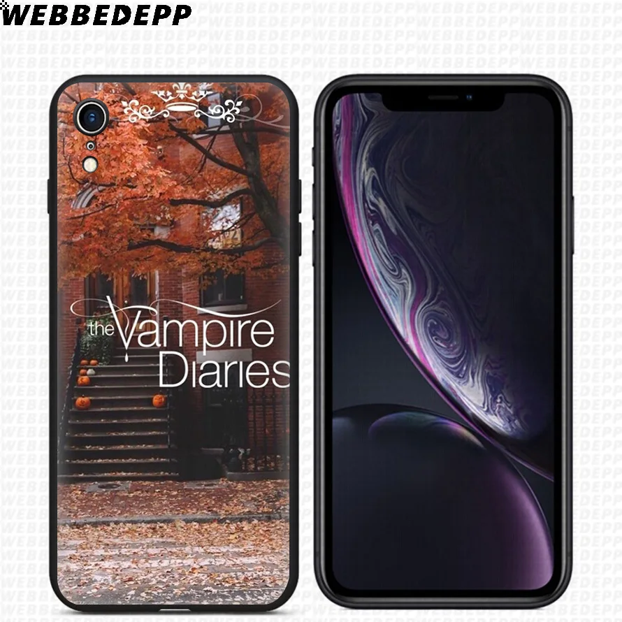 WEBBEDEPP Дневники вампира Стефан Мягкий силиконовый чехол для iPhone 11 Pro Xr Xs Max X или 10 8 7