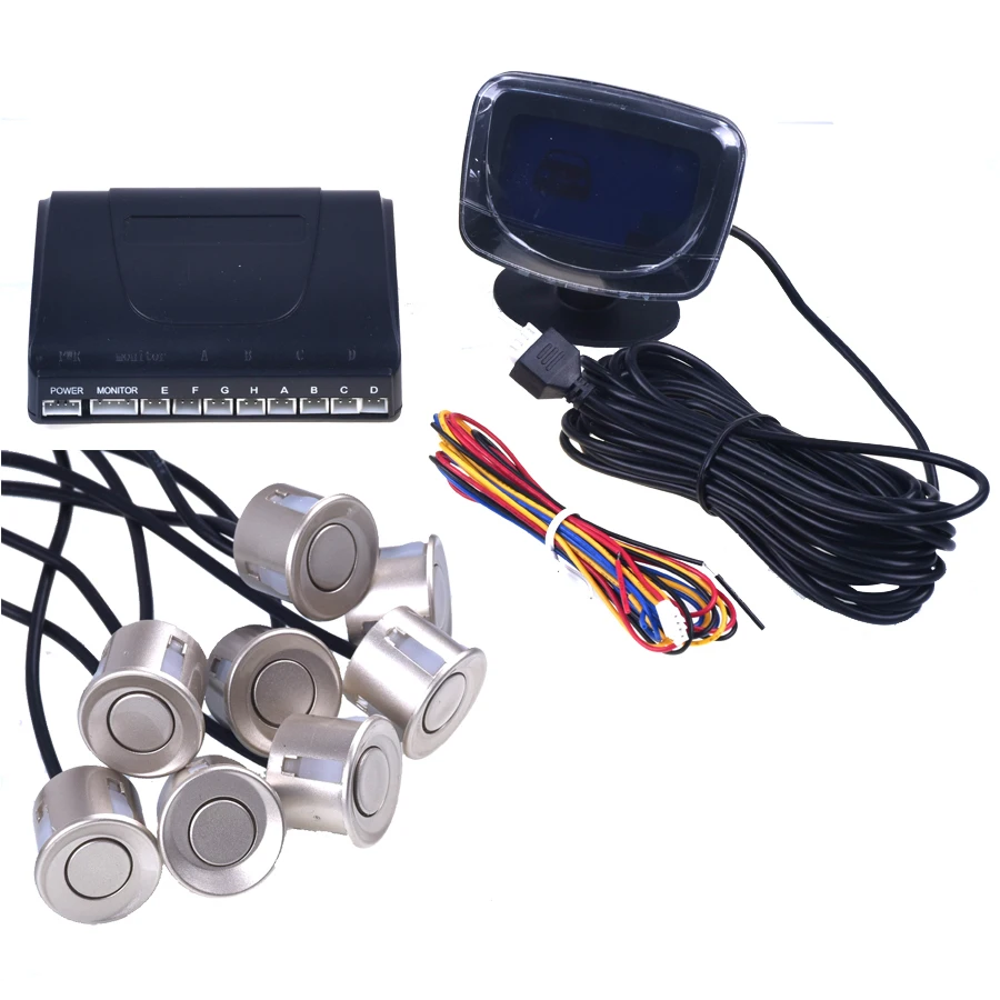 Парковочные датчики 8 защита от непогоды заднего вида комплект радаров с