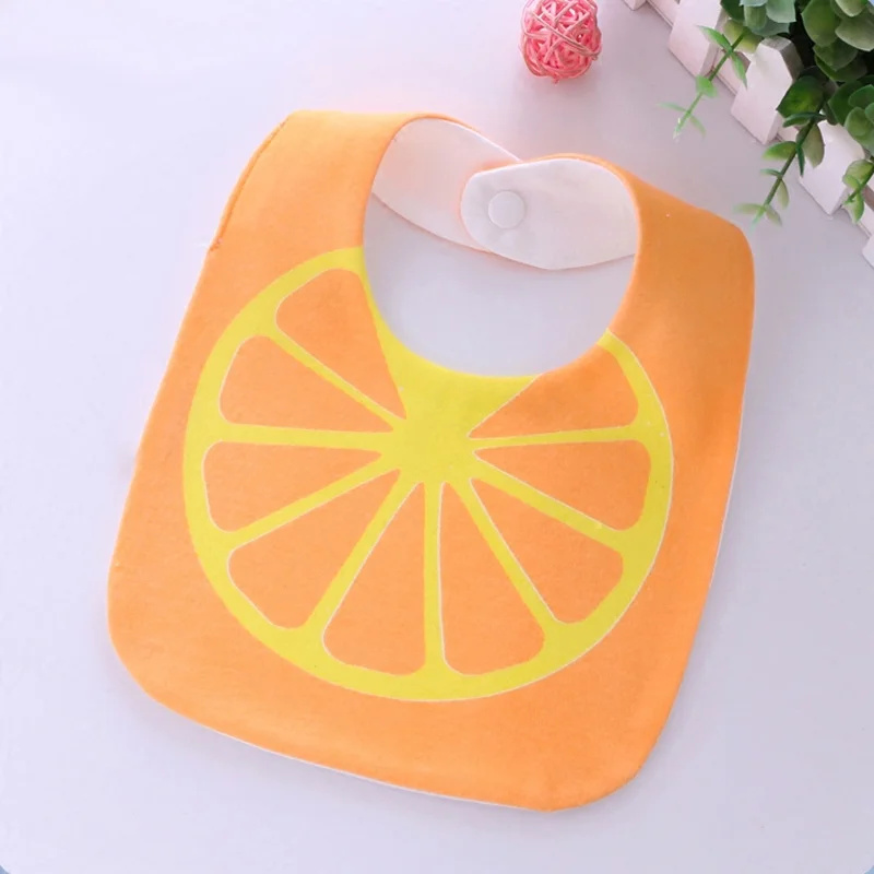 4 PCS Fruit Waterproof Newborn Baby Bibs Cotton Bandana Burp Cloth Cartoon Saliva Towel Boys Girls Accessories | Детская одежда и
