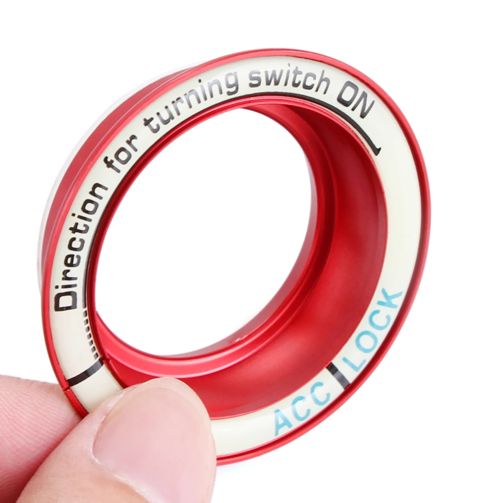 1 шт. светящаяся наклейка на зажигание кольцевой переключатель круглая накладка