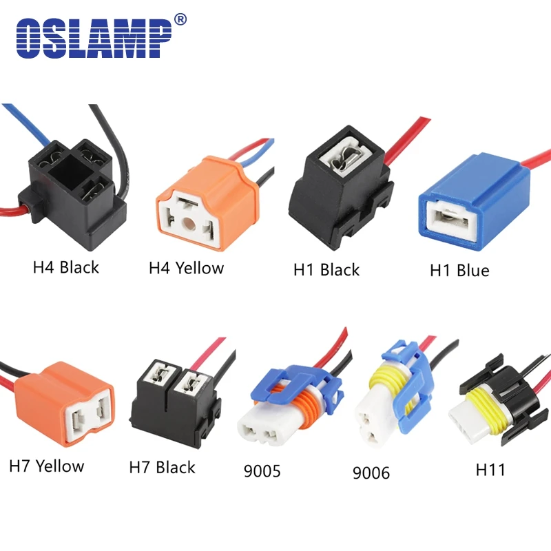Oslamp 2 шт. H4 H7 H1 H11 9005 9006 держатель для фар керамическая лампа удлинитель