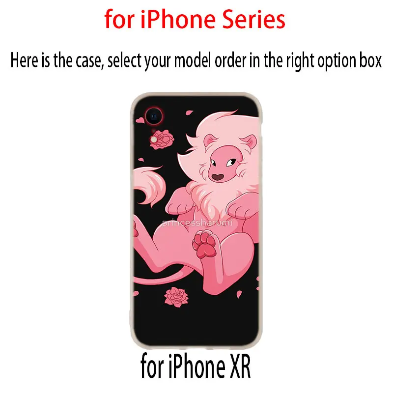 Вселенная Стивена жемчуг гранат мягкий чехол для iPhone 12 11 Pro X XS Max XR 8 7 6 Plus 5s SE 2020 S 1