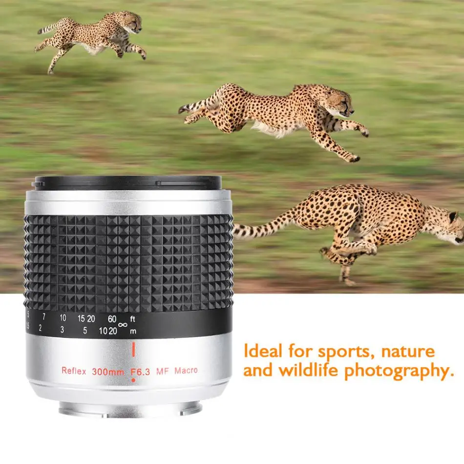 300 мм f6.3 APS-C телефото Объективы зеркальный объектив для Sony-E M4/3 Камера крепление